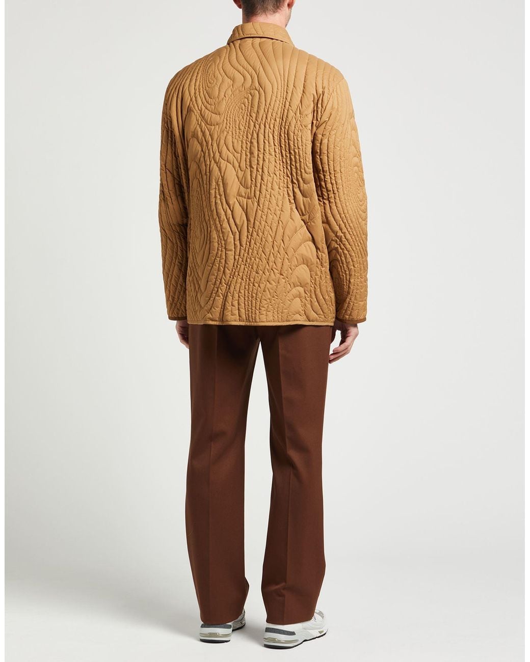Moncler Natural Camel Puffer Polyamide for men