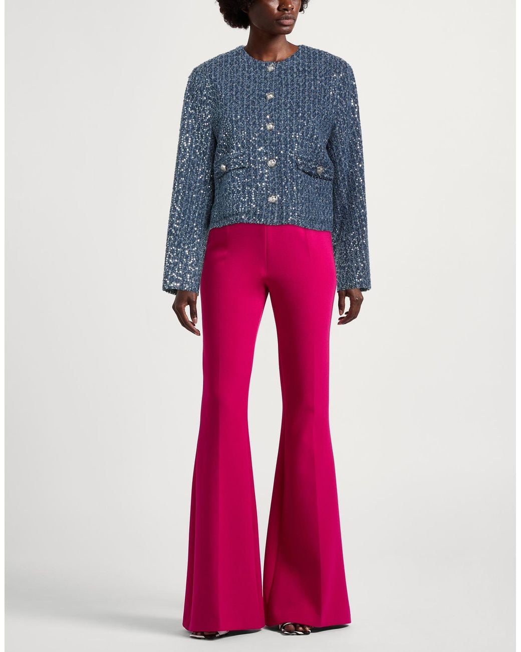Maje Blue Denim Outerwear
