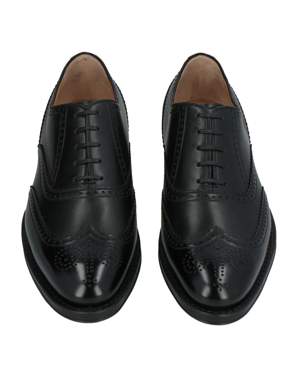 Bally Black Scribe Lace-Up Shoes Calfskin for men