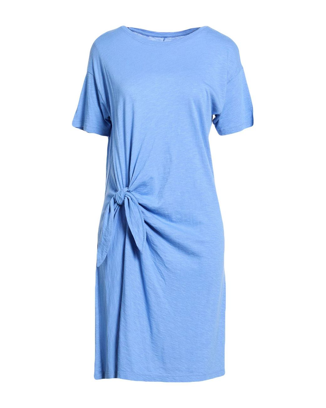 Juvia Blue Light Mini Dress Cotton, Viscose