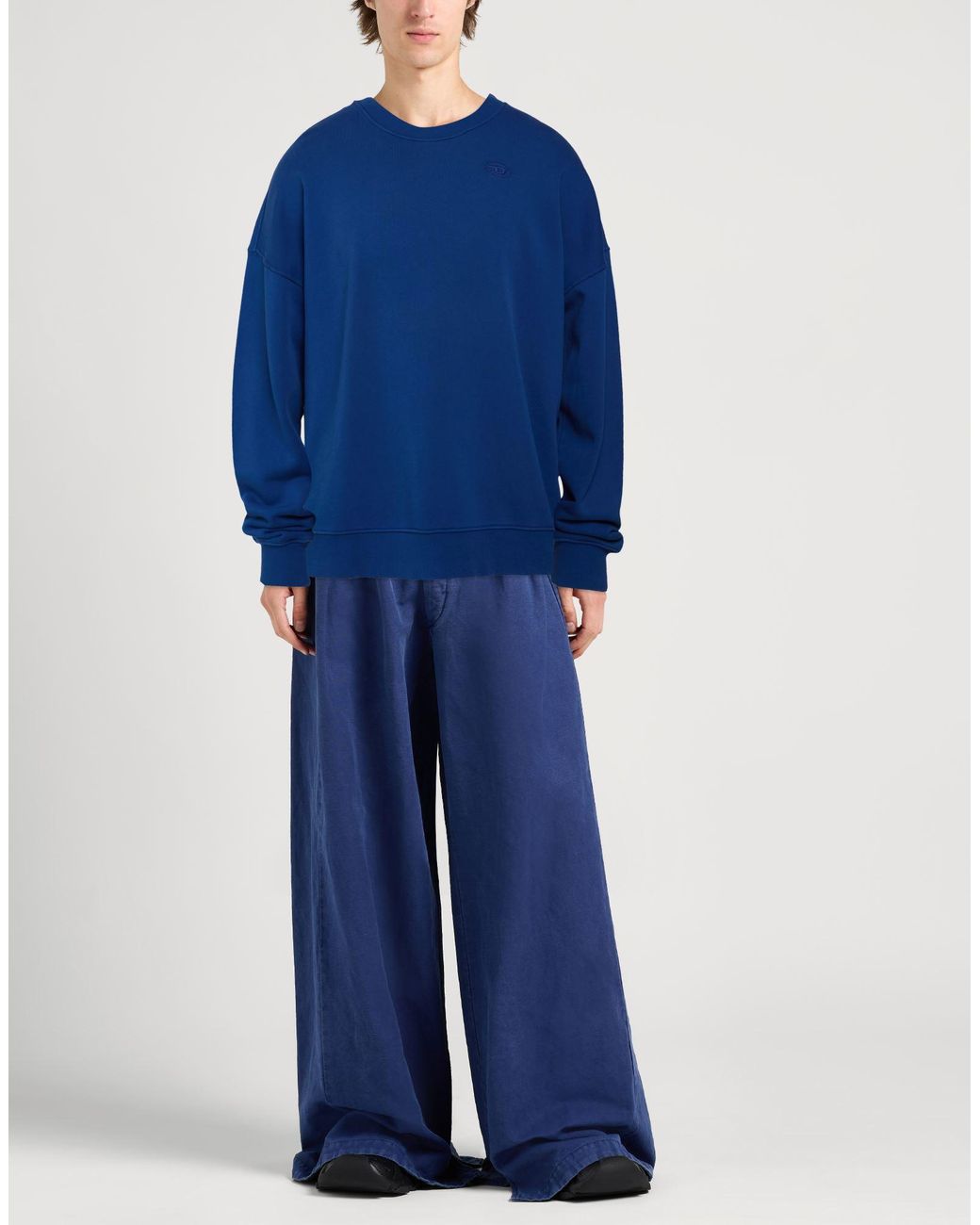 DIESEL Blue Sweatshirts for men