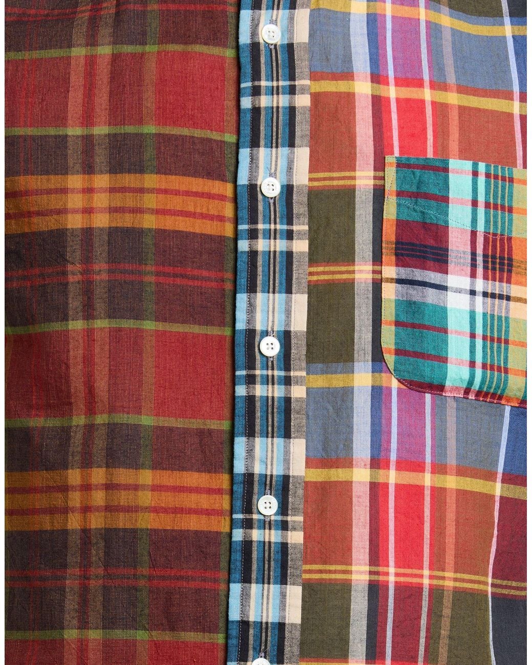 Beams Plus Red Rust Shirt Cotton for men