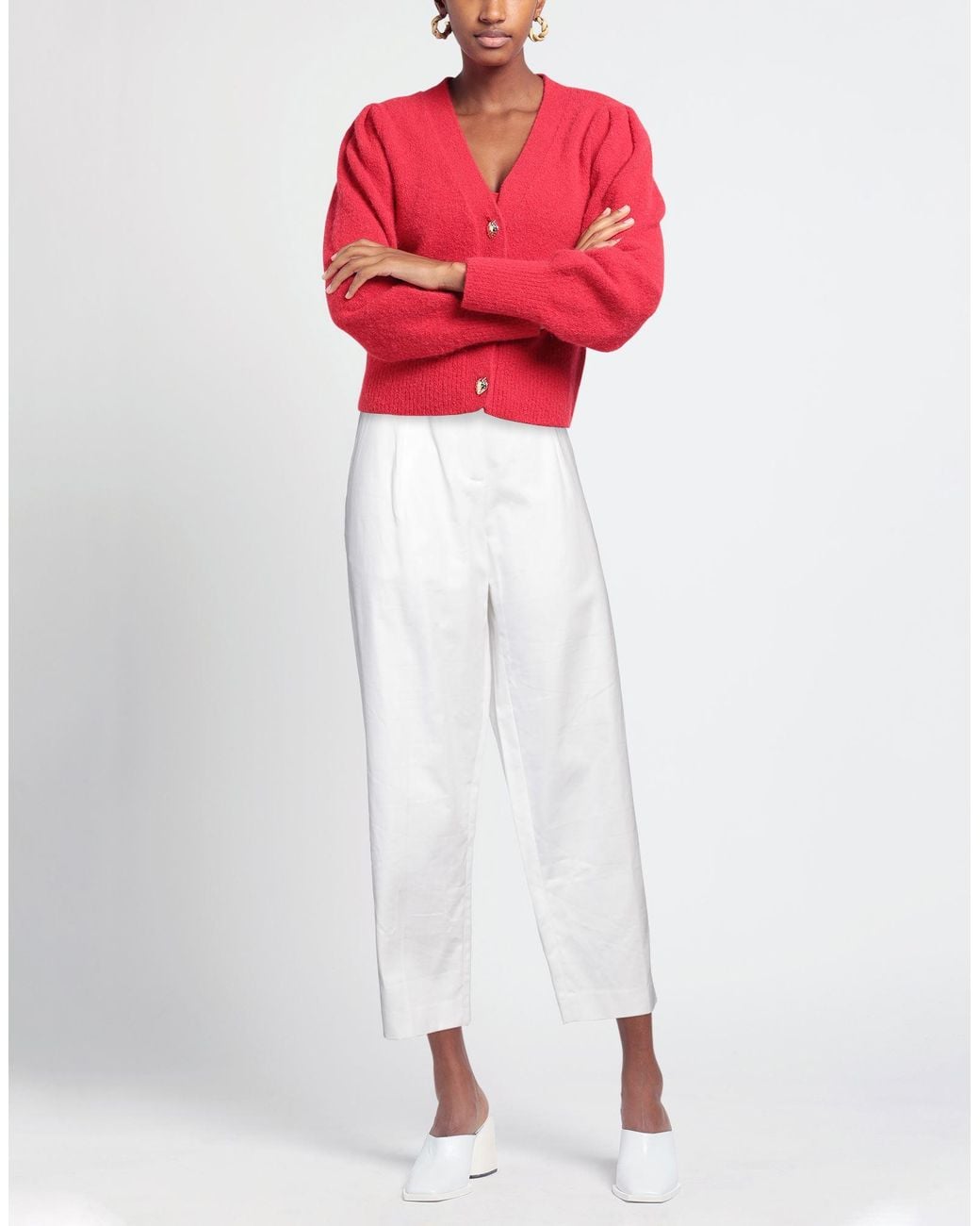 Aspesi White Pants Cotton