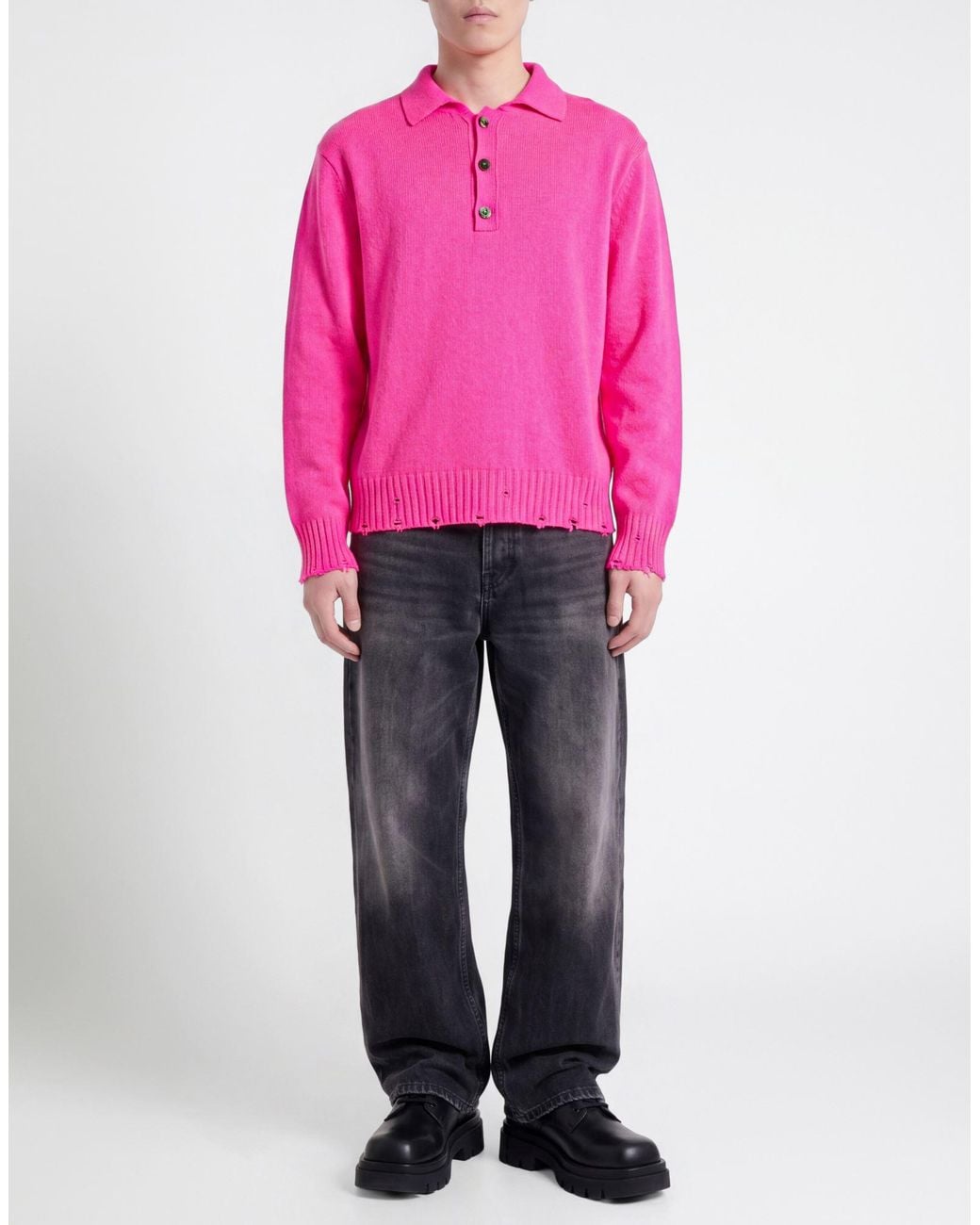 Amaranto Pink Jumper for men