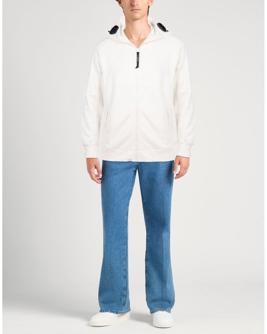 C P Company White Sweatshirt for men
