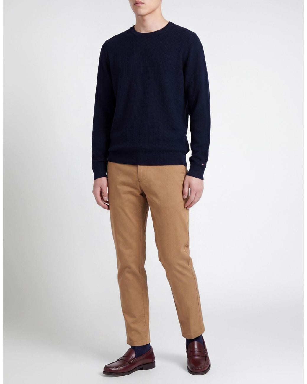 Tommy Hilfiger Blue Sweater Cotton for men