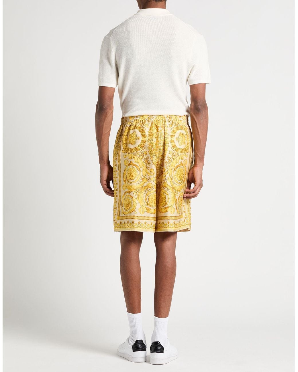 Versace Yellow Shorts & Bermuda Shorts for men