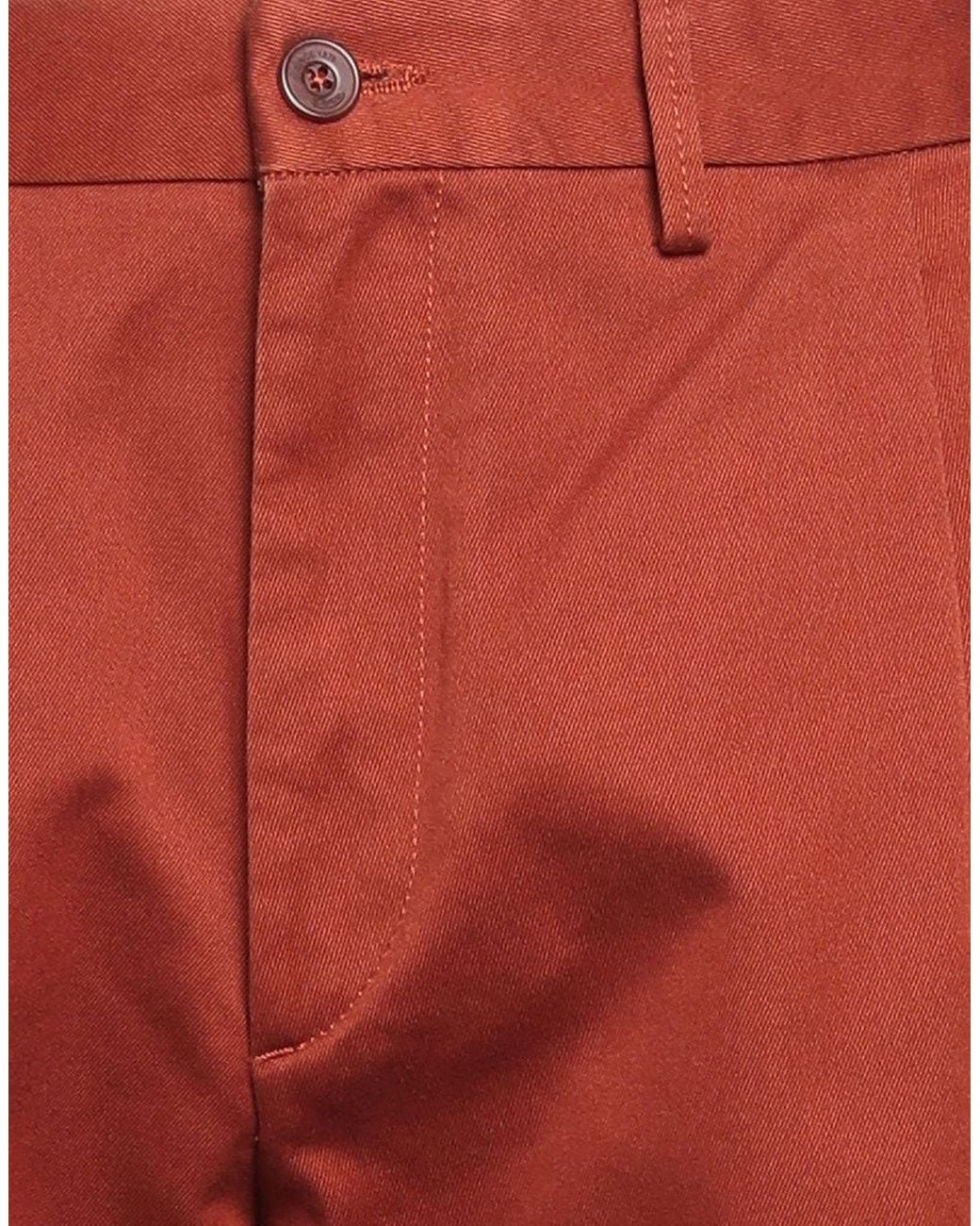 Pence Red Pants Cotton for men