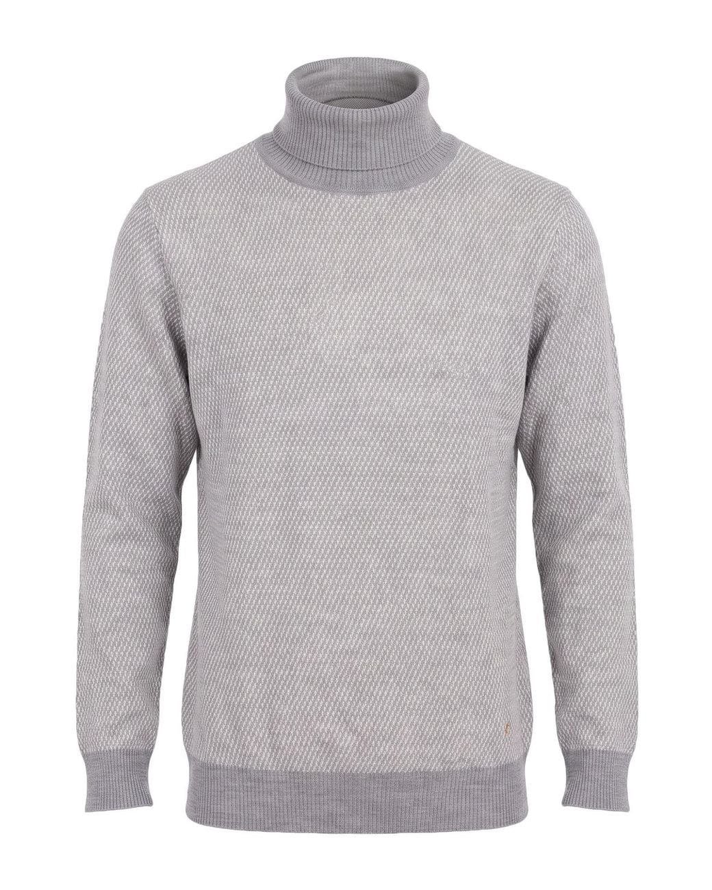 Manuel Ritz Gray Turtleneck for men