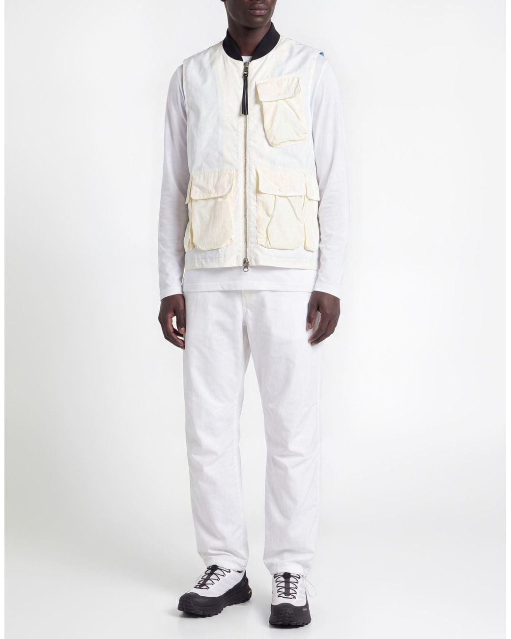 Spiewak White Vest Cotton for men