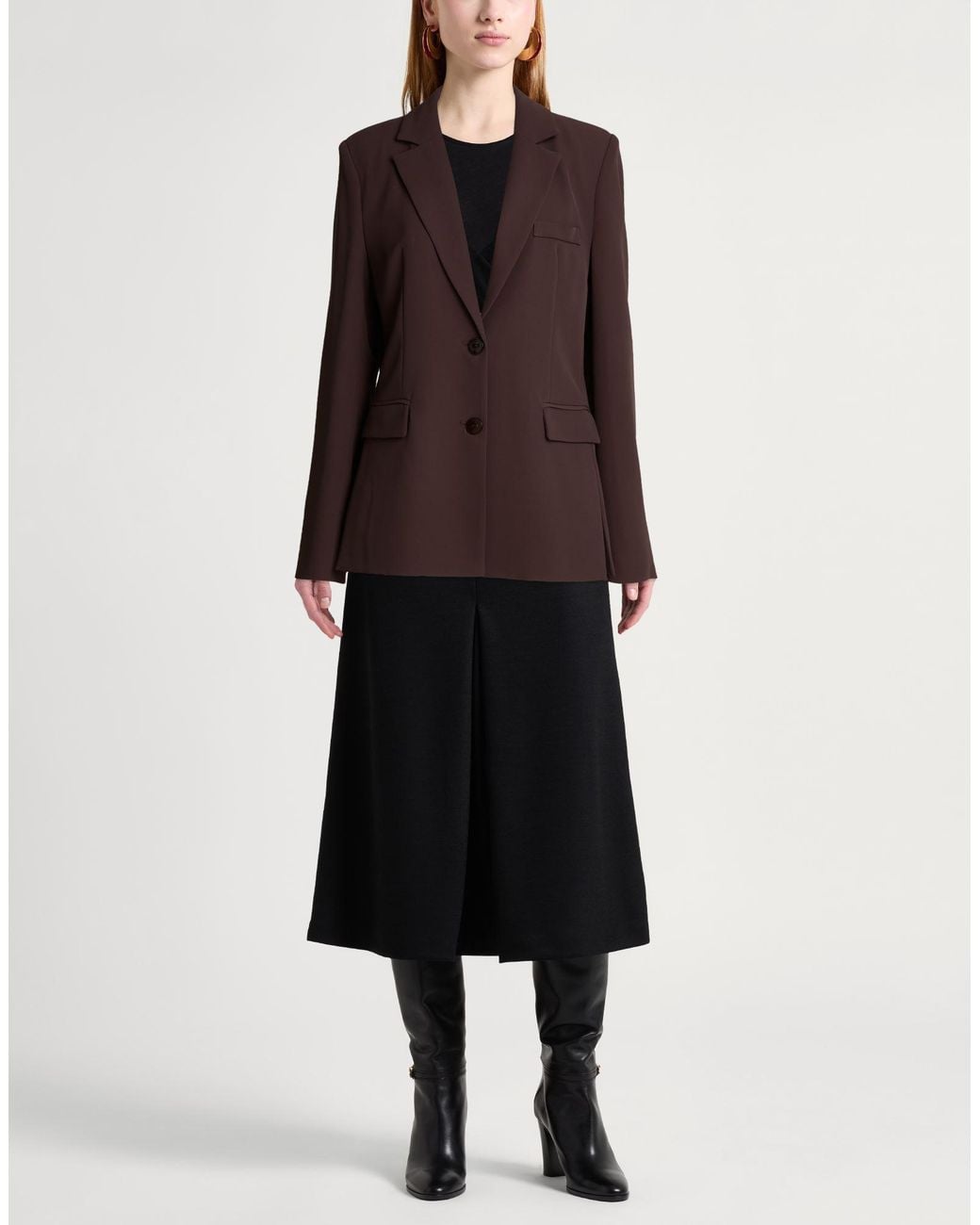 Imperial Brown Blazer Polyester, Elastane
