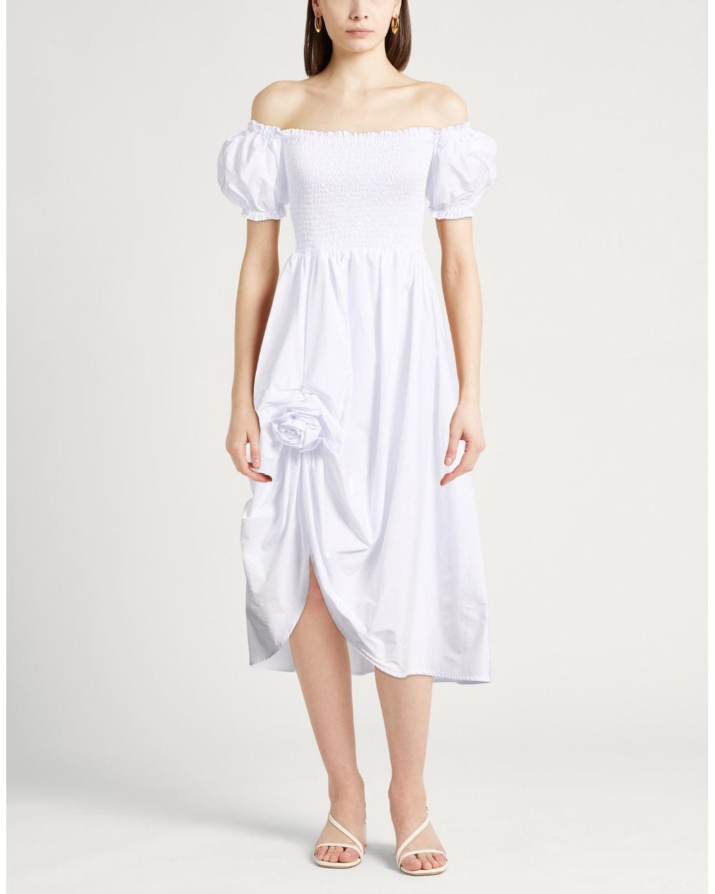 Sleeper White Mini-Kleid