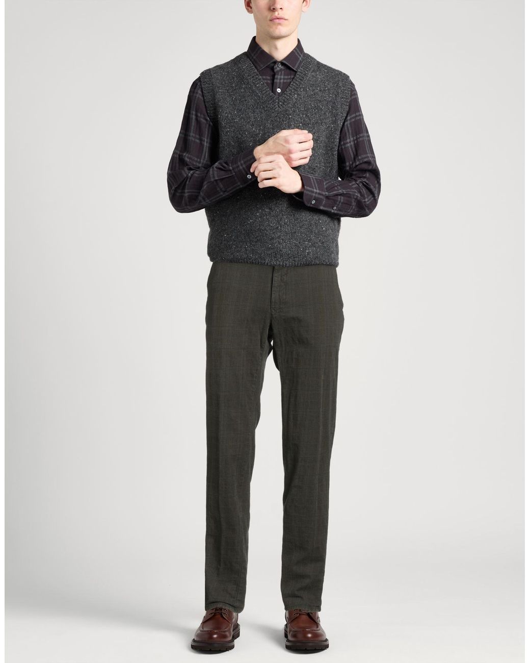 Incotex Gray Trouser for men