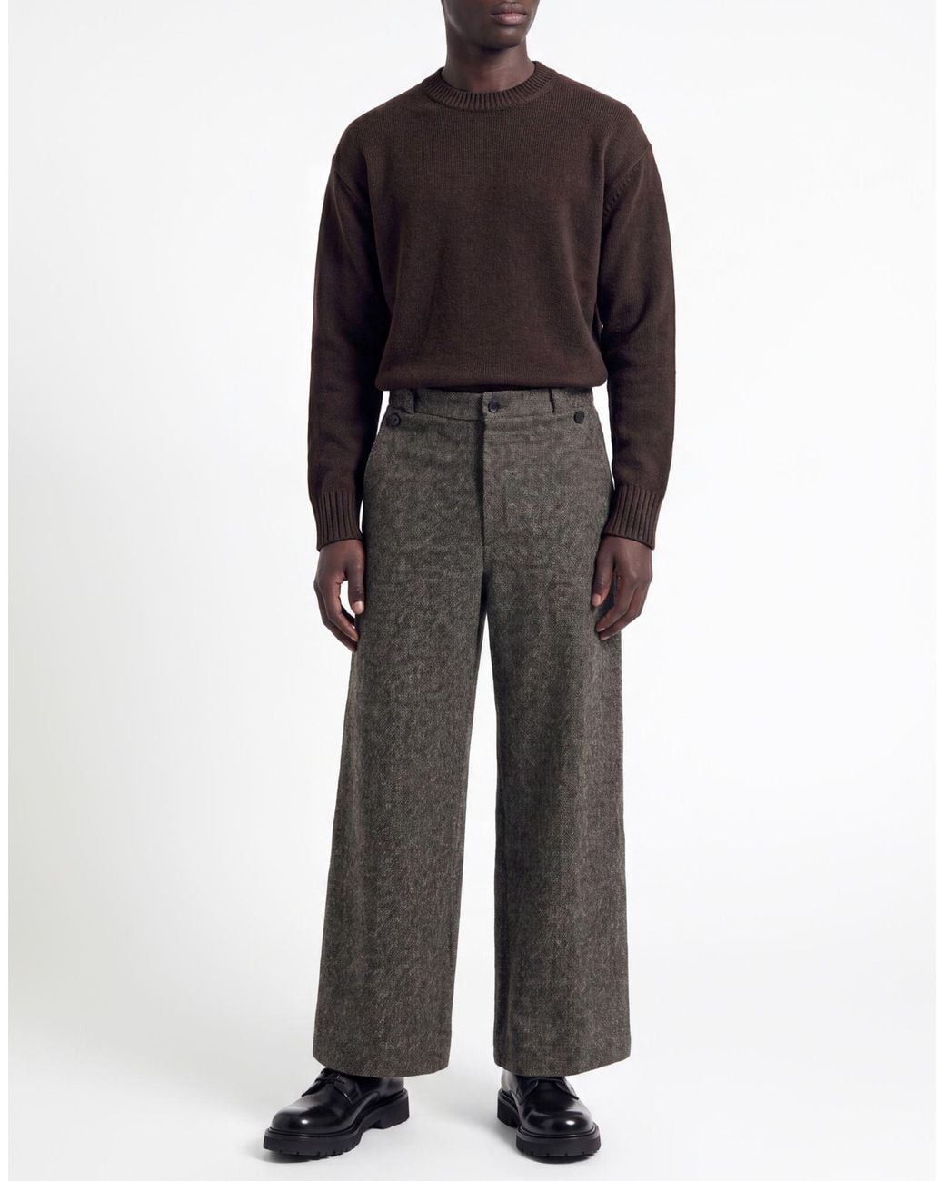 Dries Van Noten Gray Trouser for men