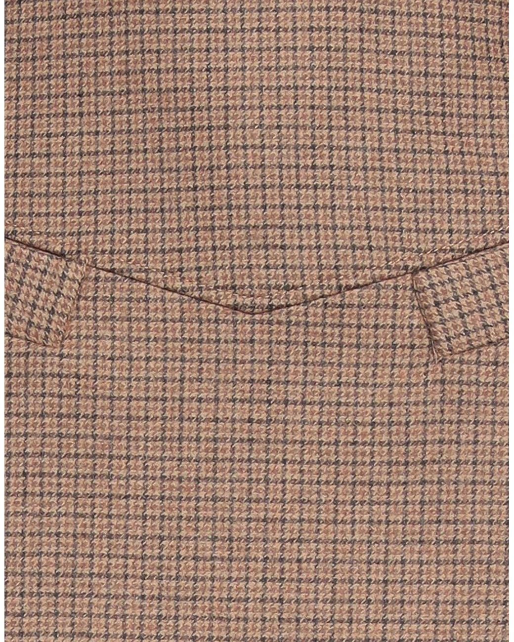 N°21 Brown Midi Skirt Wool, Polyamide, Elastane