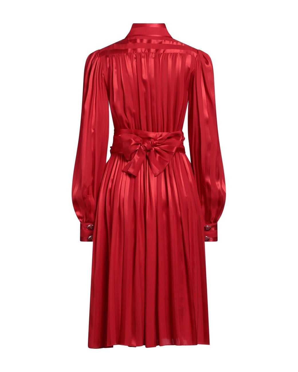 Dolce & Gabbana Red Midi Dress