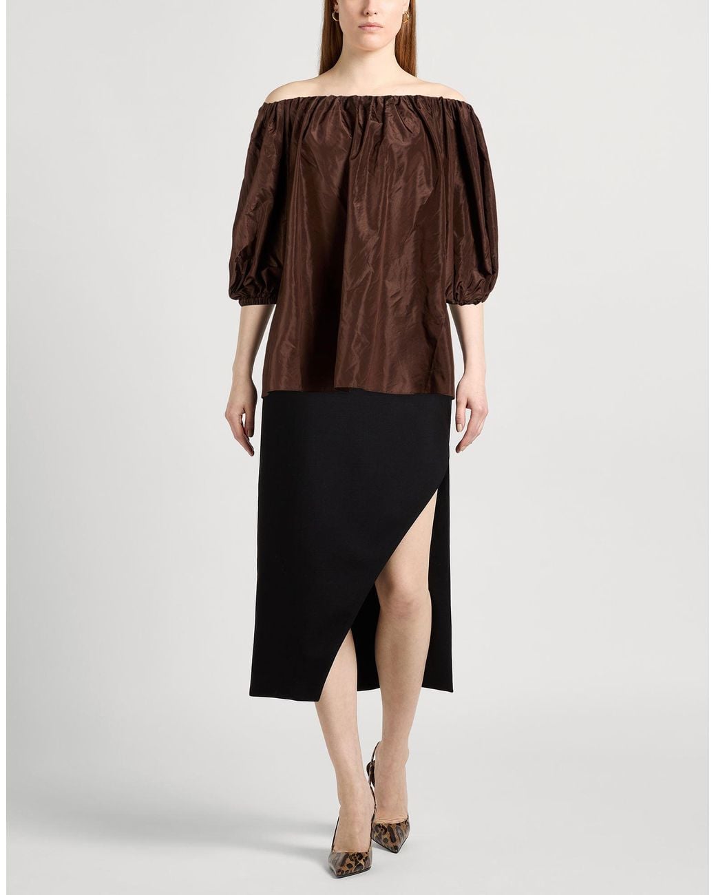 Valentino Garavani Brown Tops
