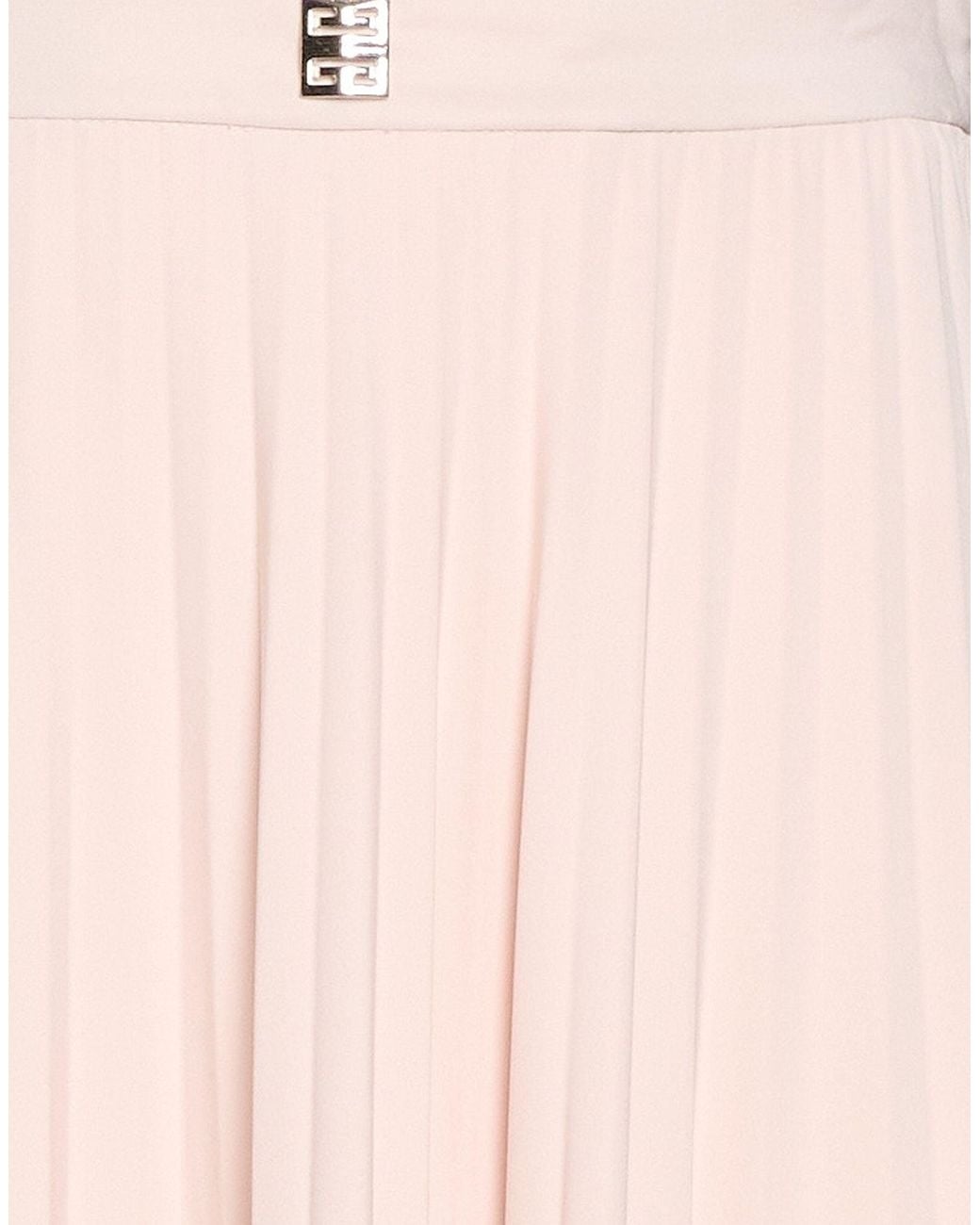 Givenchy Pink Midi Skirt Polyester, Elastane