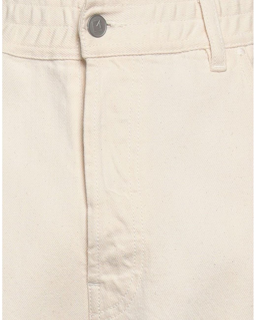 EBIT Natural Ivory Jeans Cotton for men