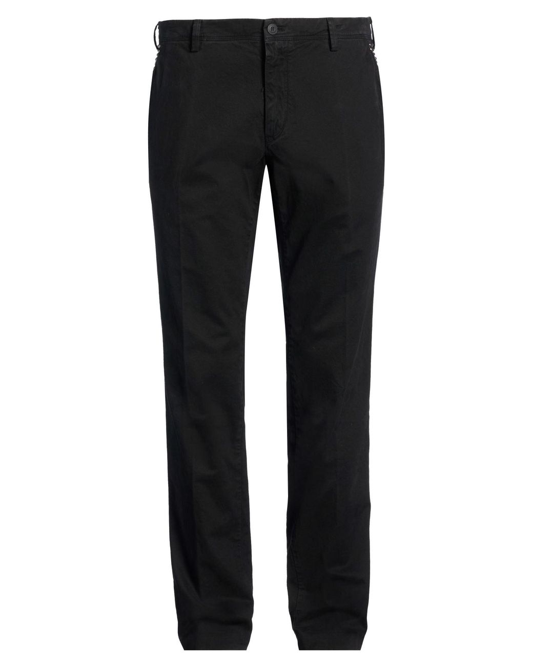 Mason's Black Pants Cotton, Elastane for men