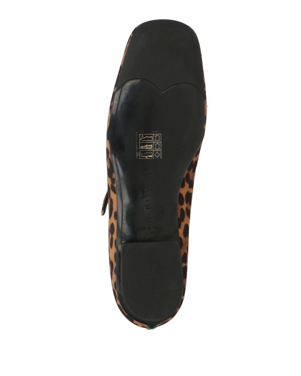 A.Bocca Brown Ballet Flats Leather