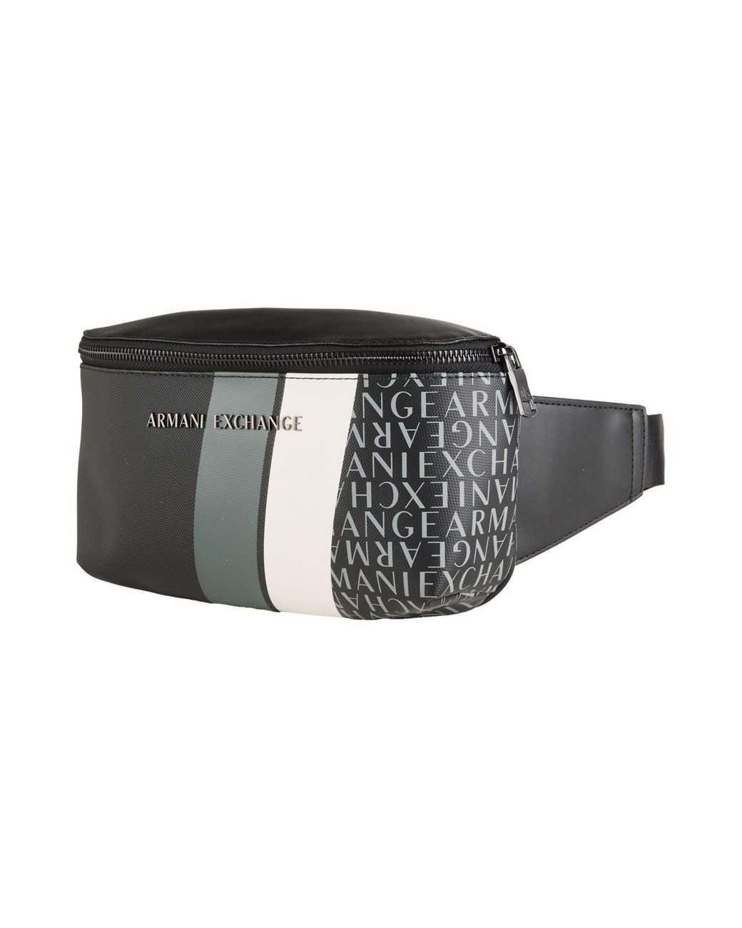ARMANI EXCHANGE Black Belt Bag Polyester, Pvc for men