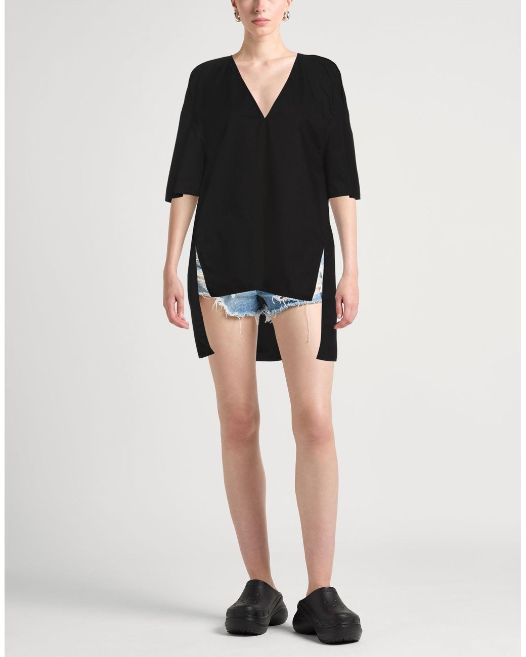 Rick Owens Black Top Cotton
