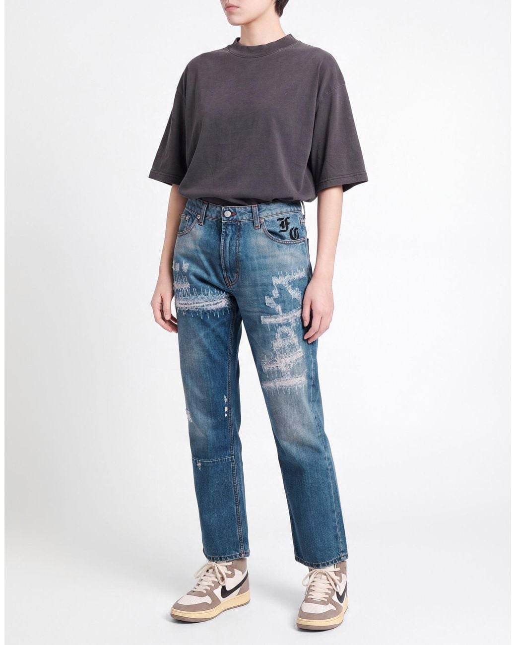 Faith Connexion Blue Jeans Cotton