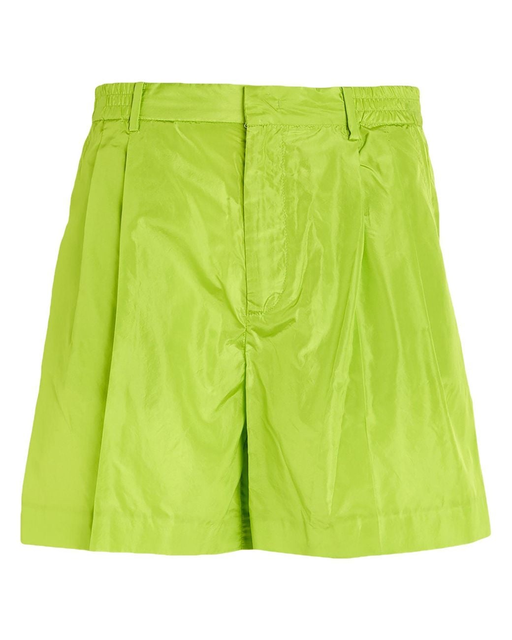 Valentino Garavani Green Lime Shorts & Bermuda Shorts Silk for men