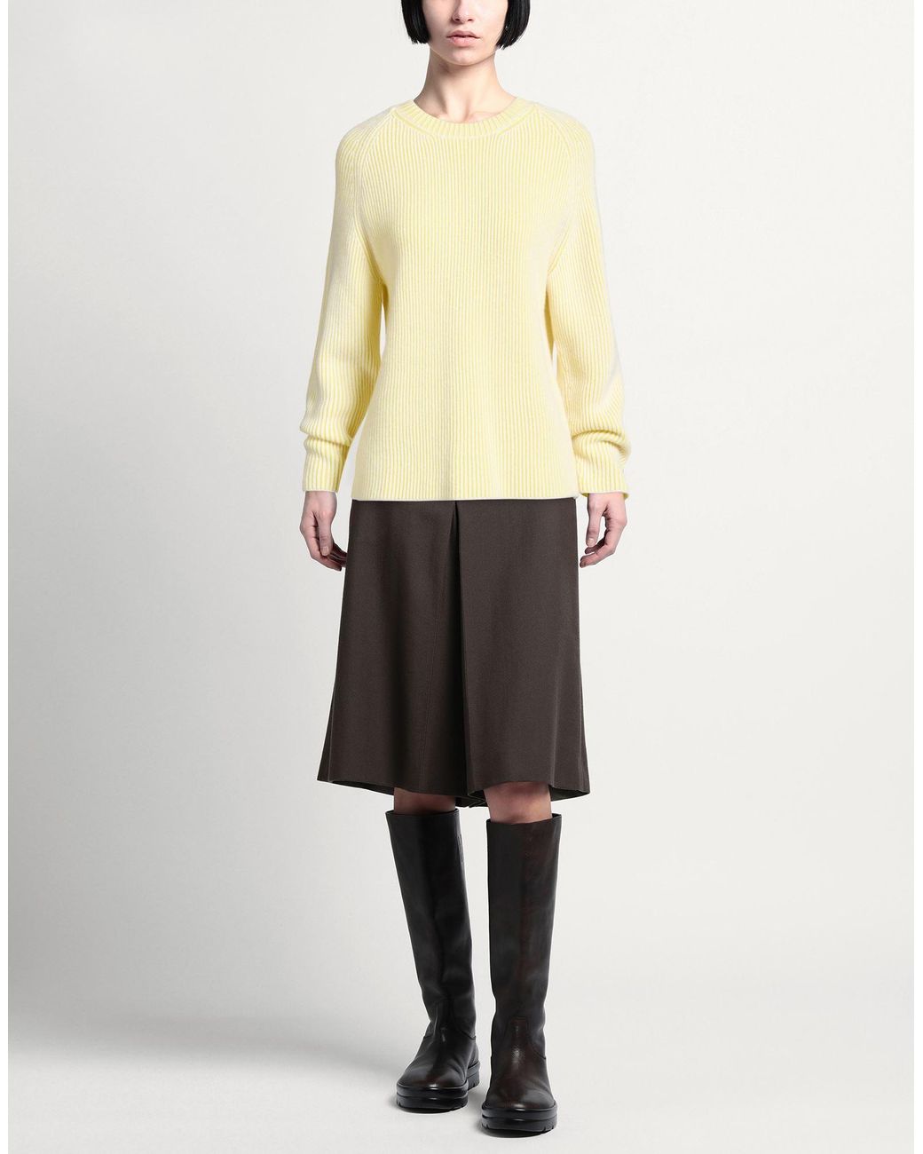 Purotatto Yellow Sweater Cashmere