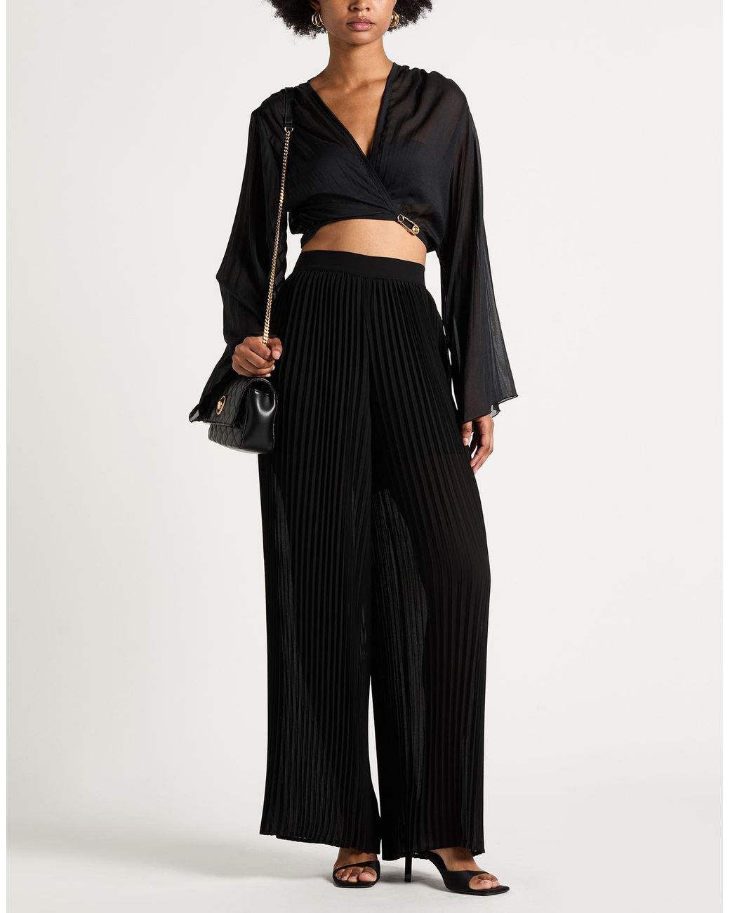 Versace Black Top Polyester