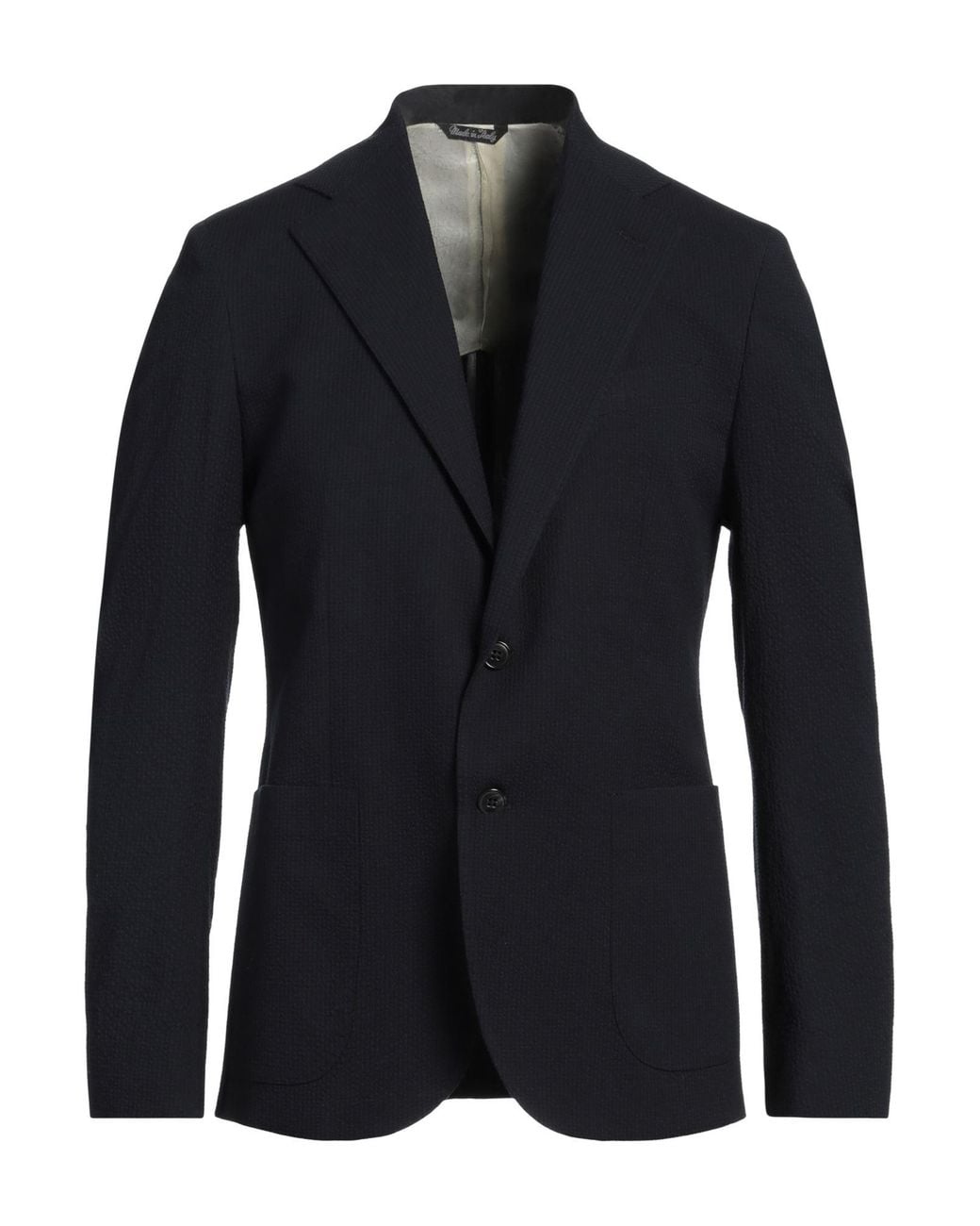 Brian Dales Blue Natural Low Impact Blazer Cotton, Elastane, Nylon for men