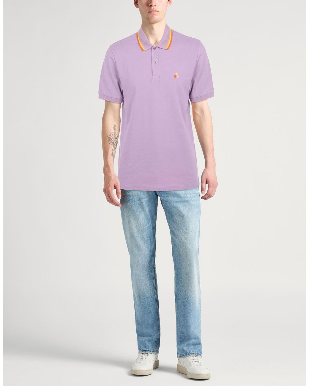 Peuterey Purple Polo Shirt for men