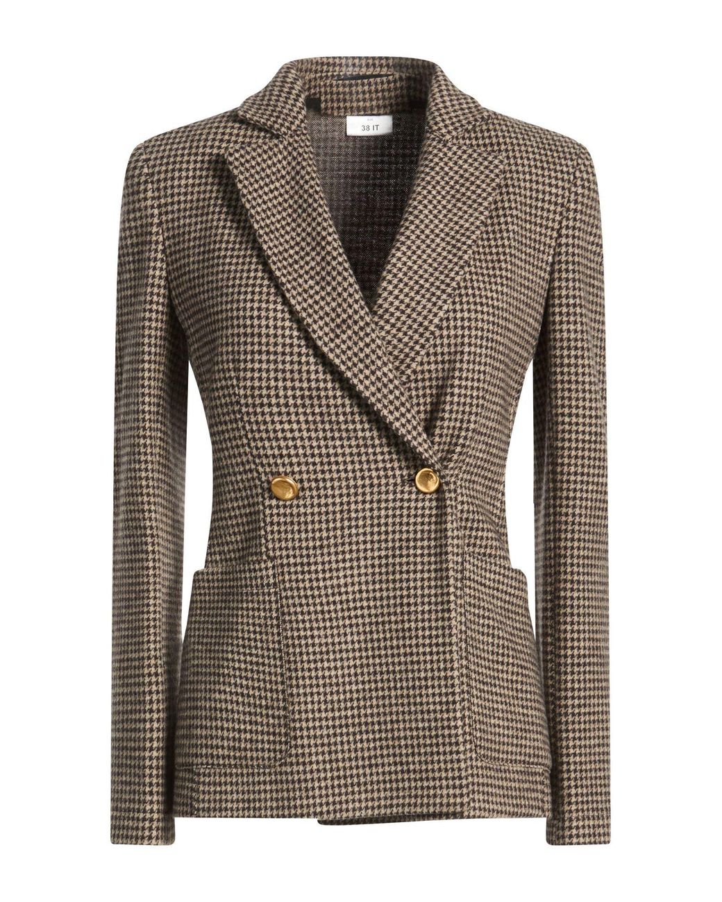 Harris Wharf London Brown Blazer Virgin Wool, Cotton, Polyamide, Elastane