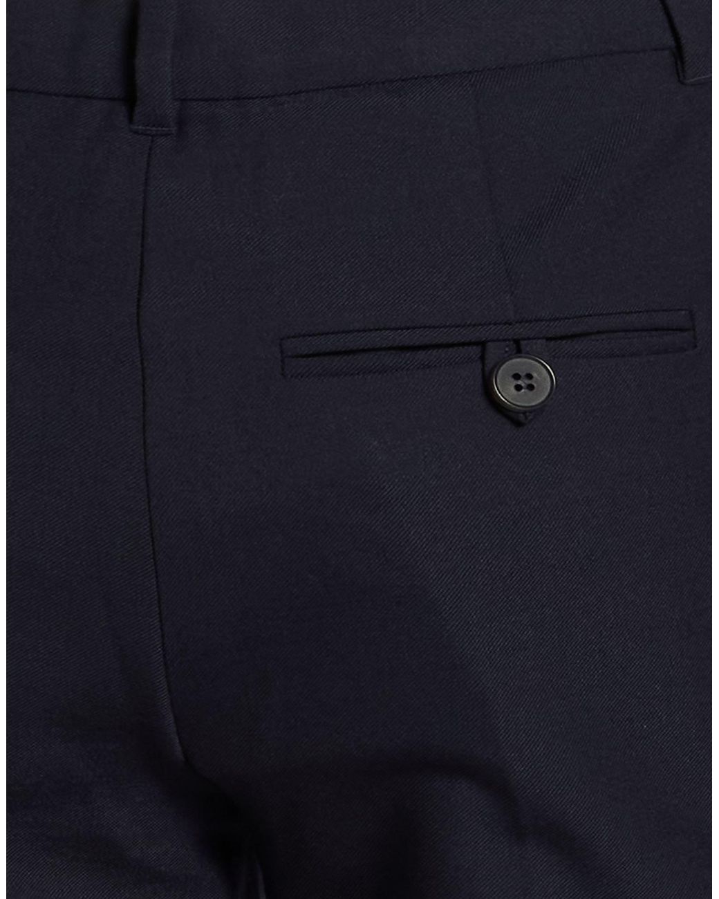 Marella Blue Pants Polyester, Virgin Wool, Elastane