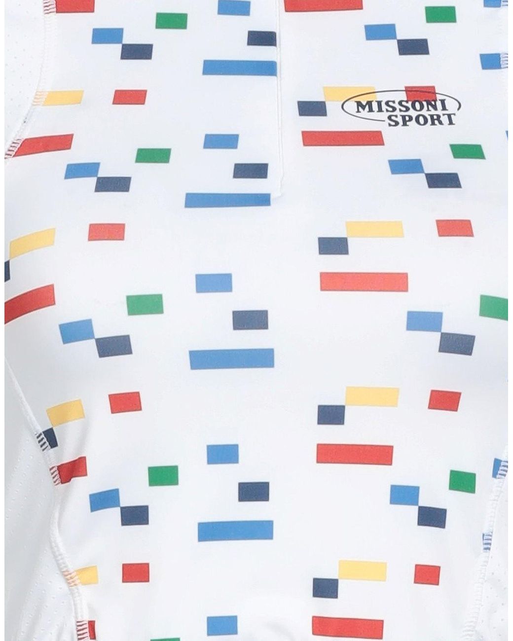 Missoni White Top Polyester, Elastane
