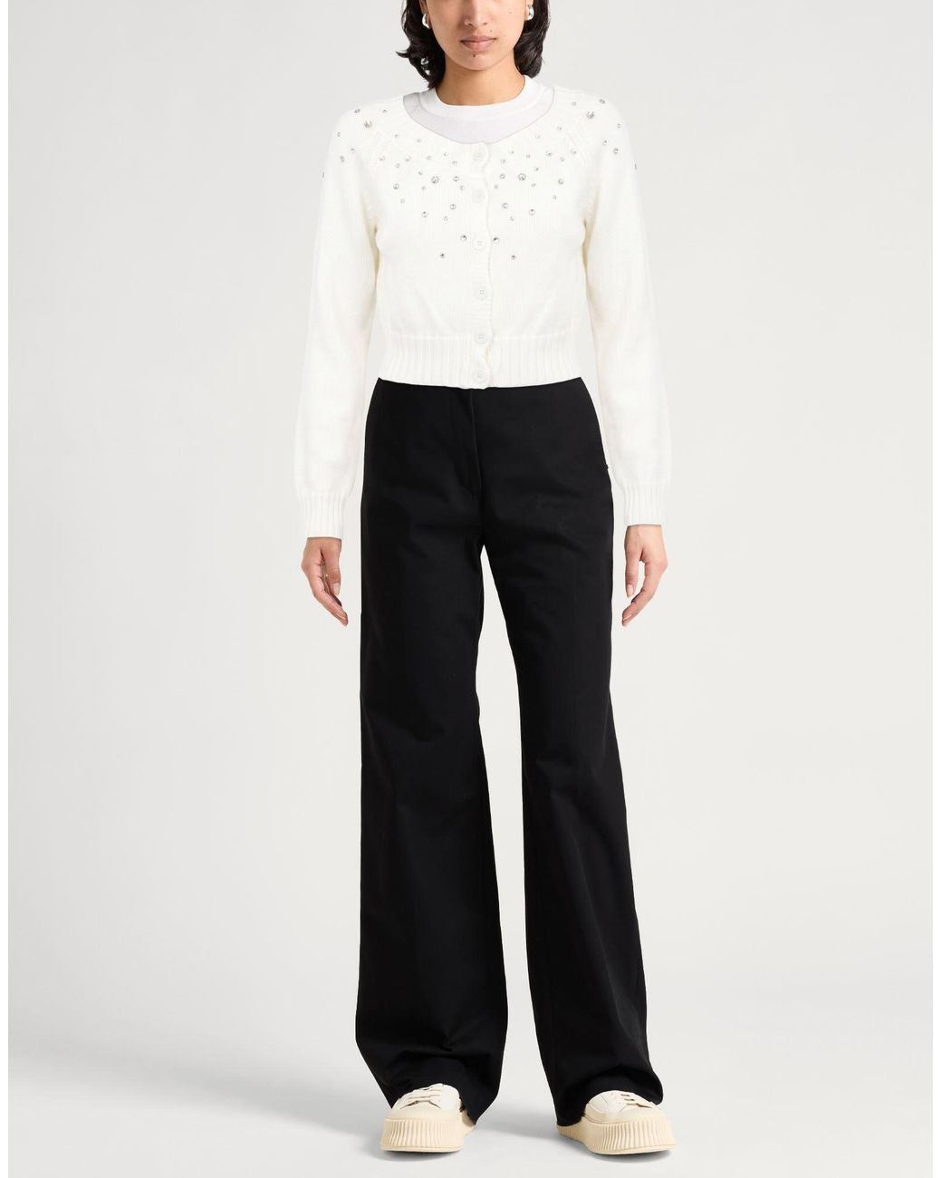 Aniye By White Cardigan Cotton