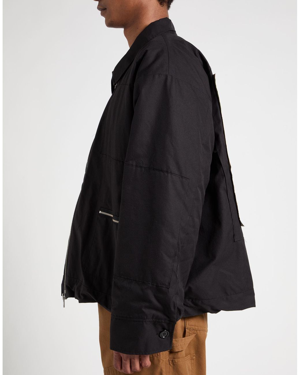 WESTFALL Black Jacket Cotton for men