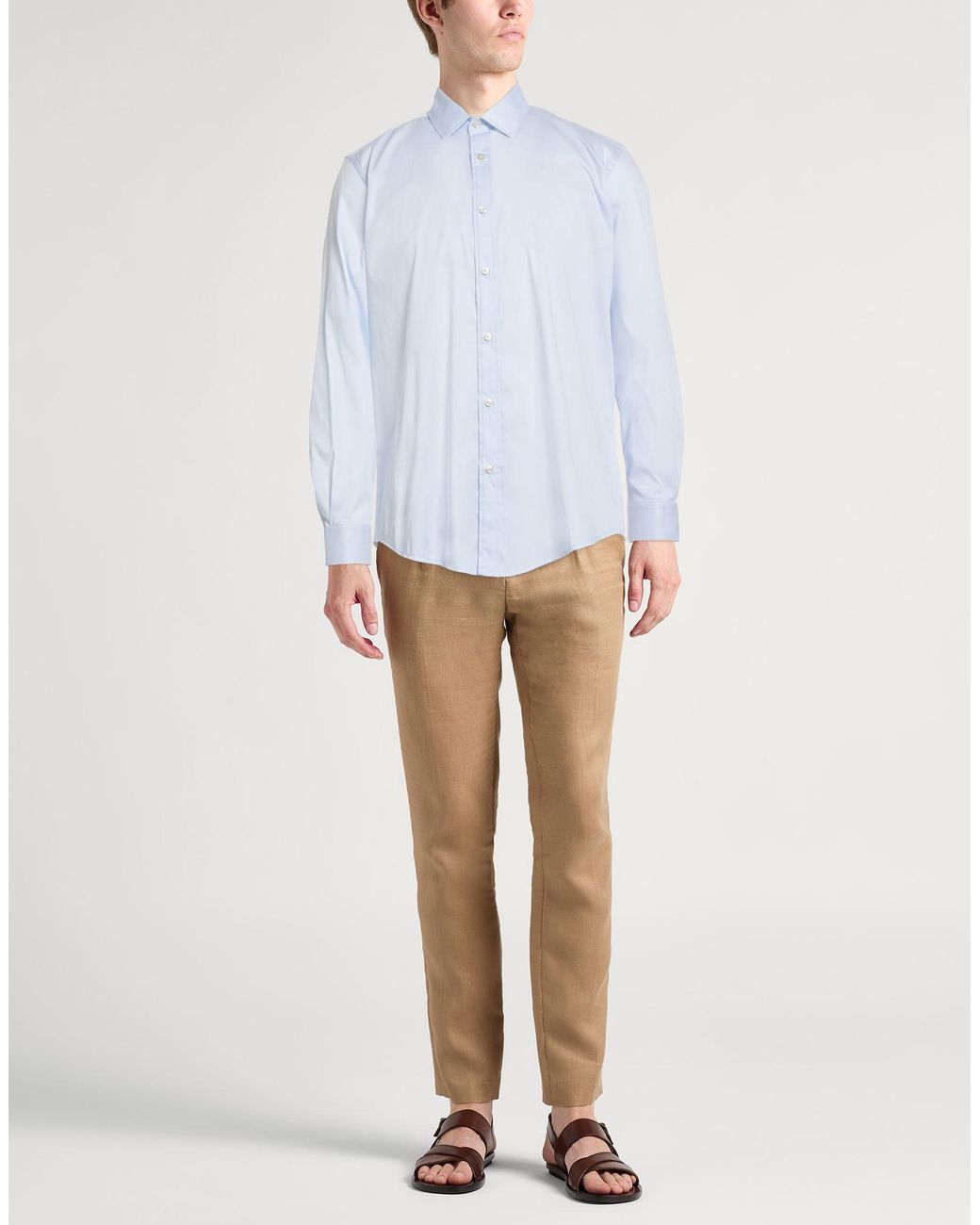 Camisa Brian Dales de hombre de color Blue