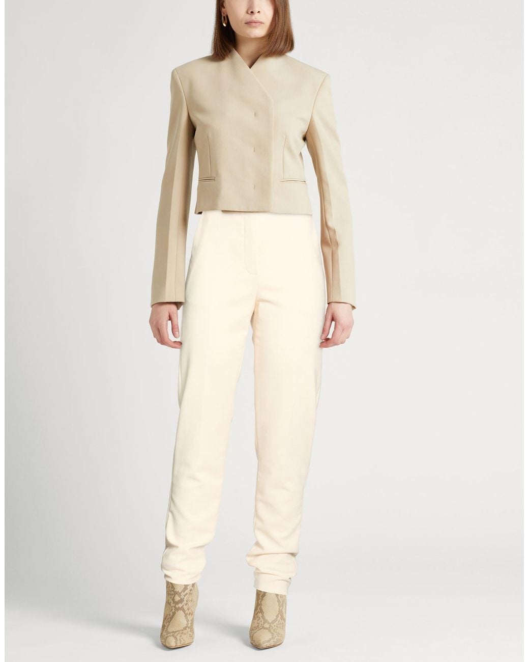 Agnona Natural Trouser
