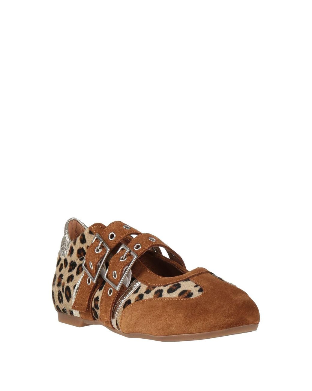 Divine Follie Brown Ballet Flats