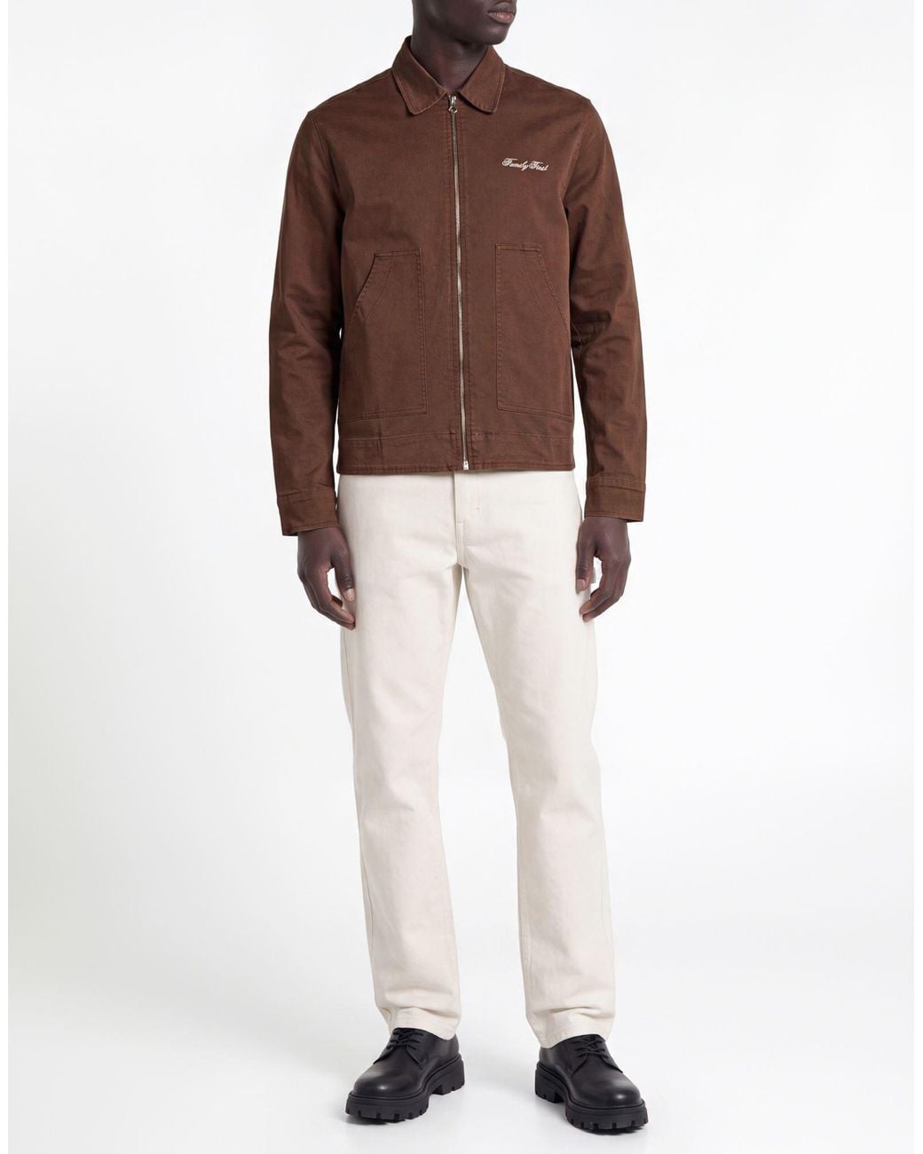 FAMILY FIRST Brown Jacket for men