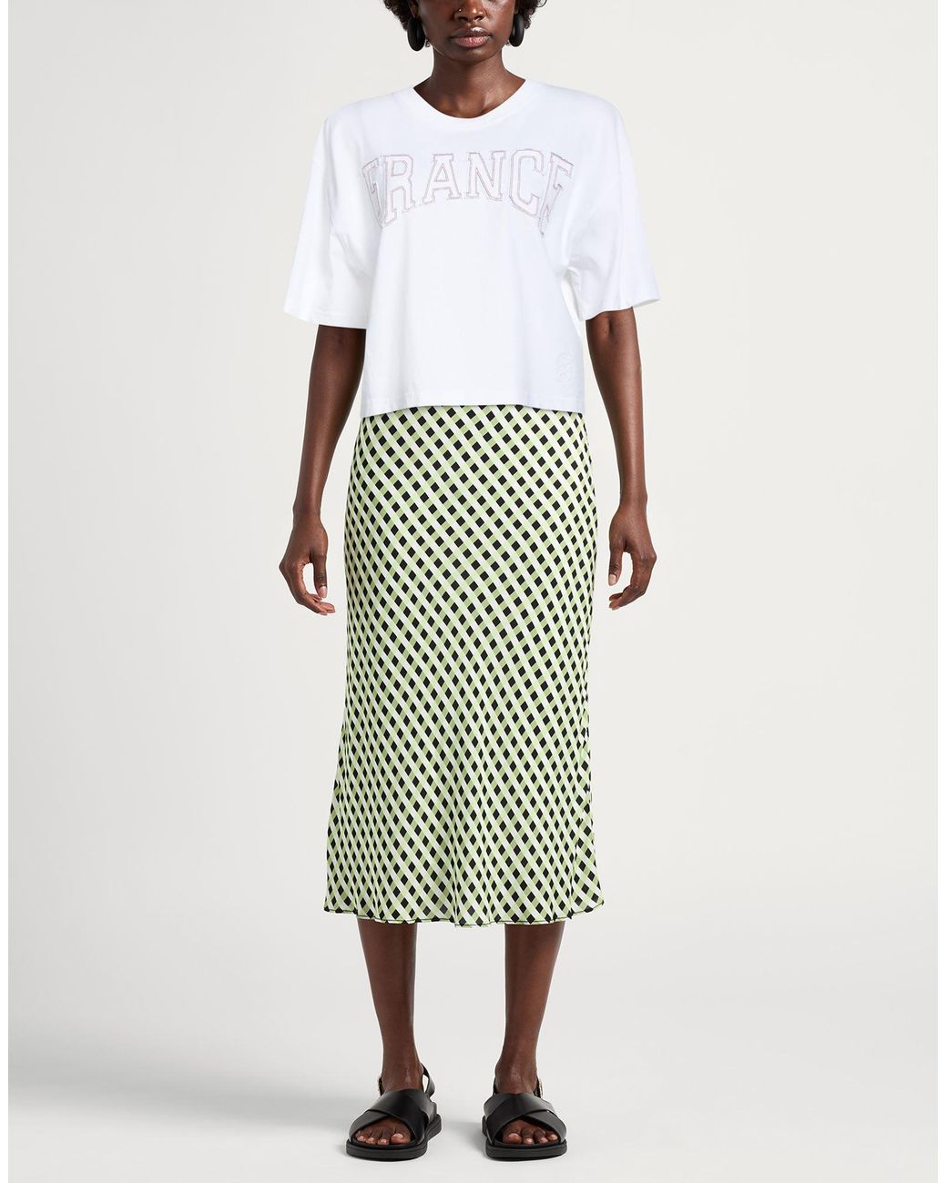 Sandro White T-Shirt Cotton