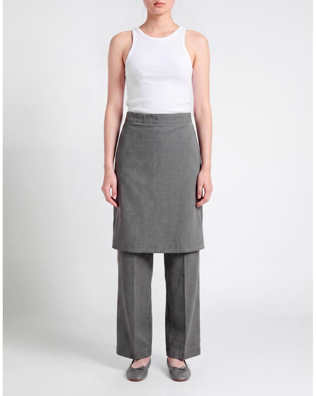 Sunnei Gray Pants Wool
