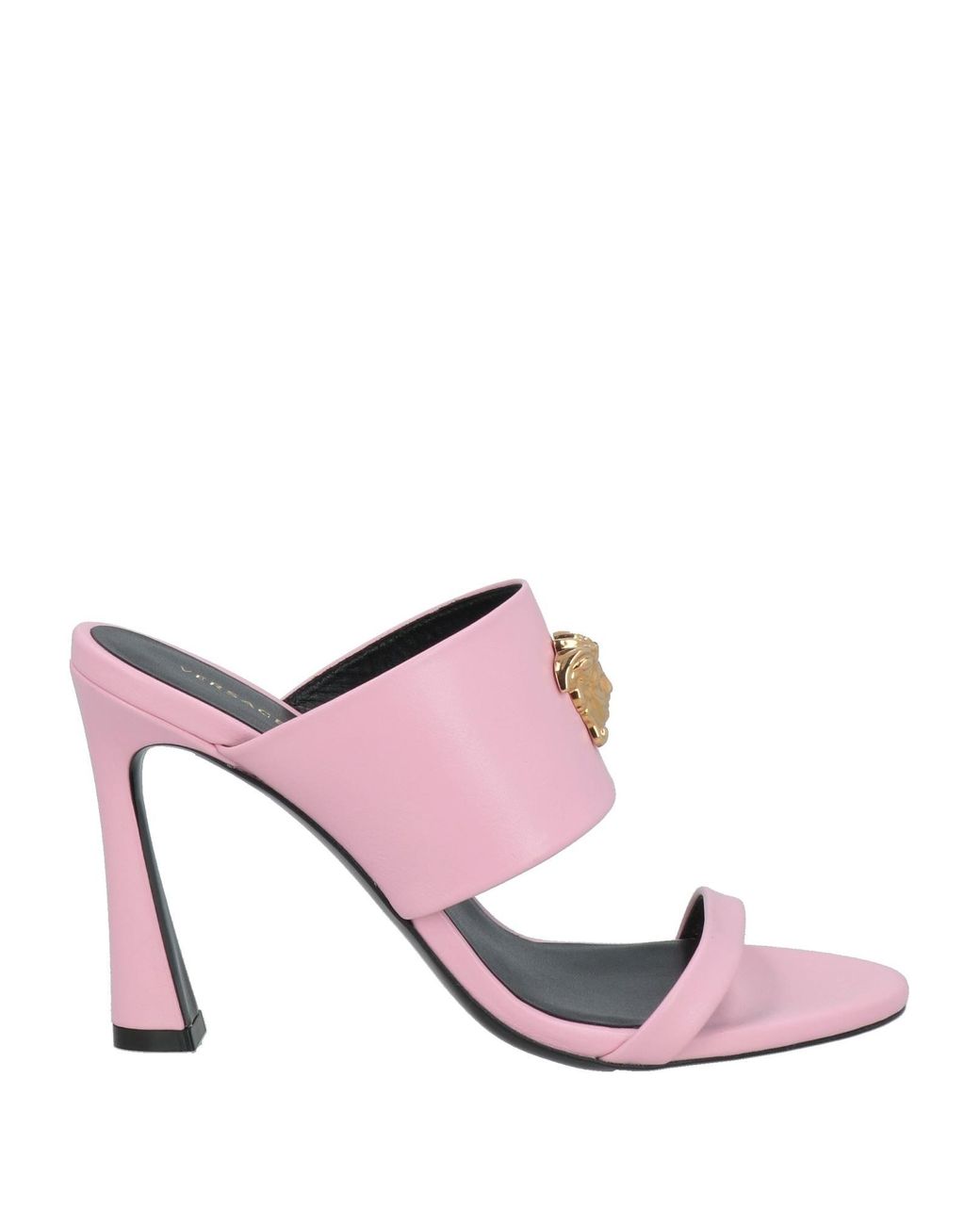 Versace Sandals Calfskin in Pink | Lyst