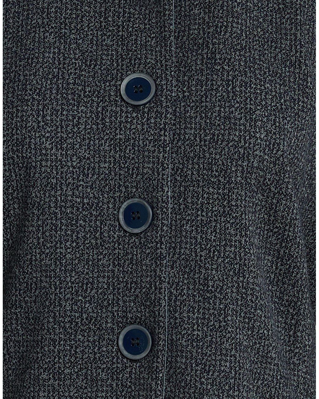 Emporio Armani Black Jacket Polyester, Viscose, Polyamide, Elastane