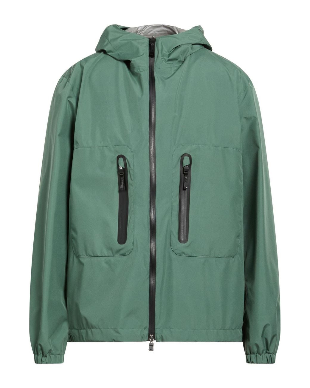 Herno Green Laminar Military Jacket Polyester for men