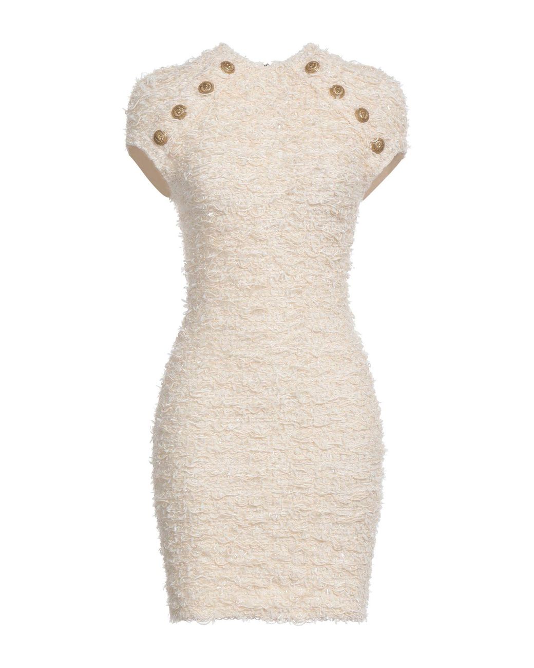 Balmain Natural Mini Dress