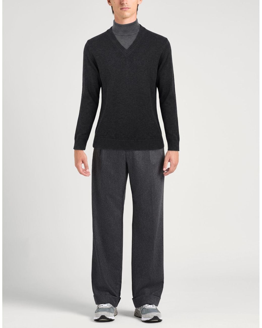 Alpha Studio Blue Turtleneck for men