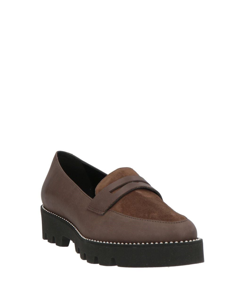 Cerruti 1881 Brown Loafers Cowhide, Goat Skin